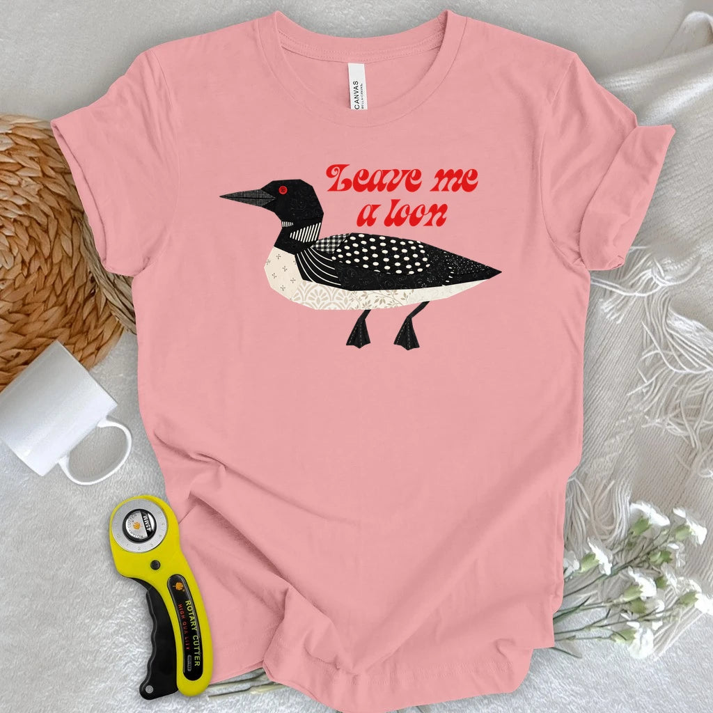 Patchwork Loon T-shirt