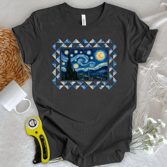 Starry Night Quilt T-shirt