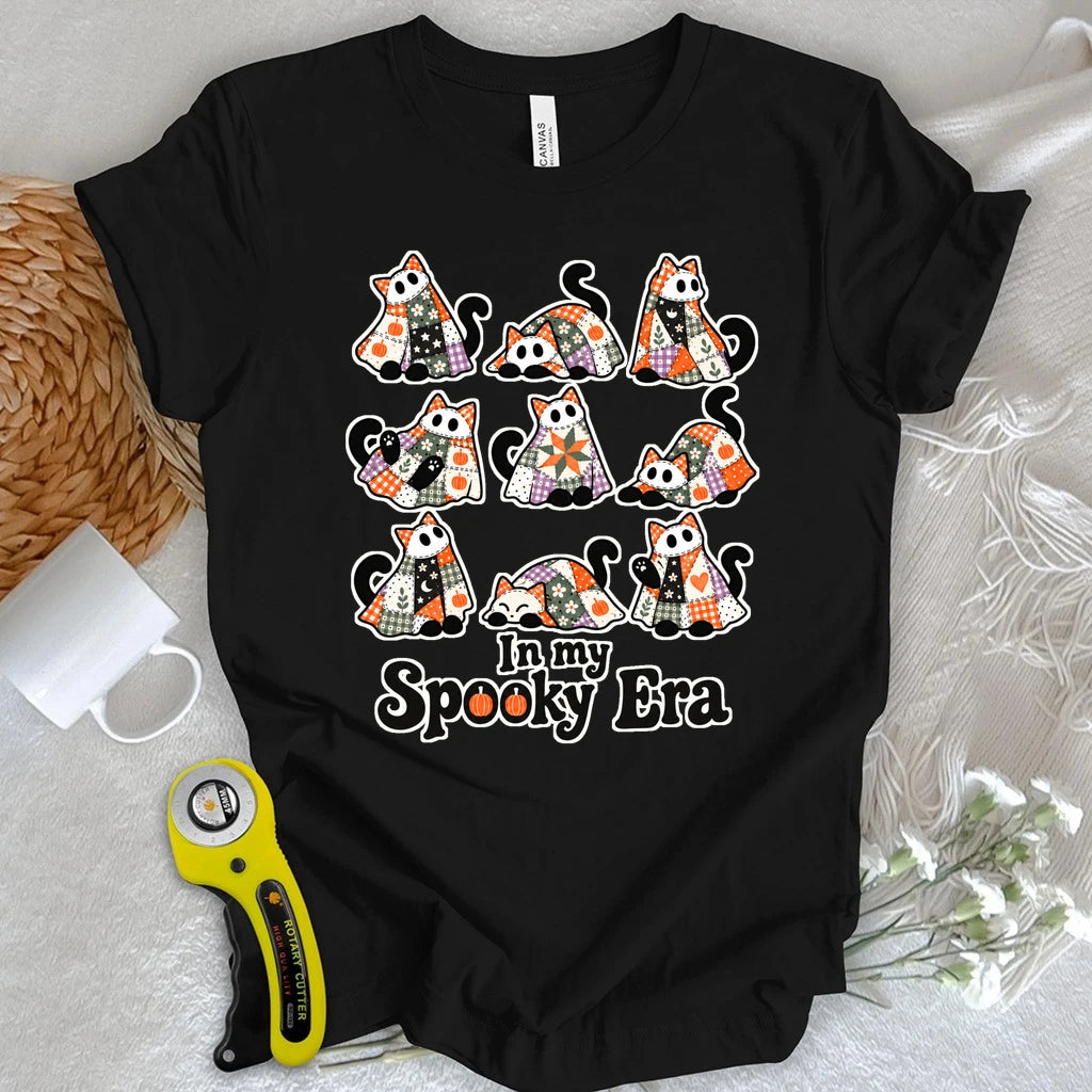 Spooky Stitch Cats T-shirt