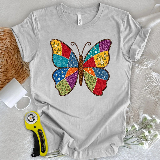 Coat of Many Colors Butterfly T-shirt