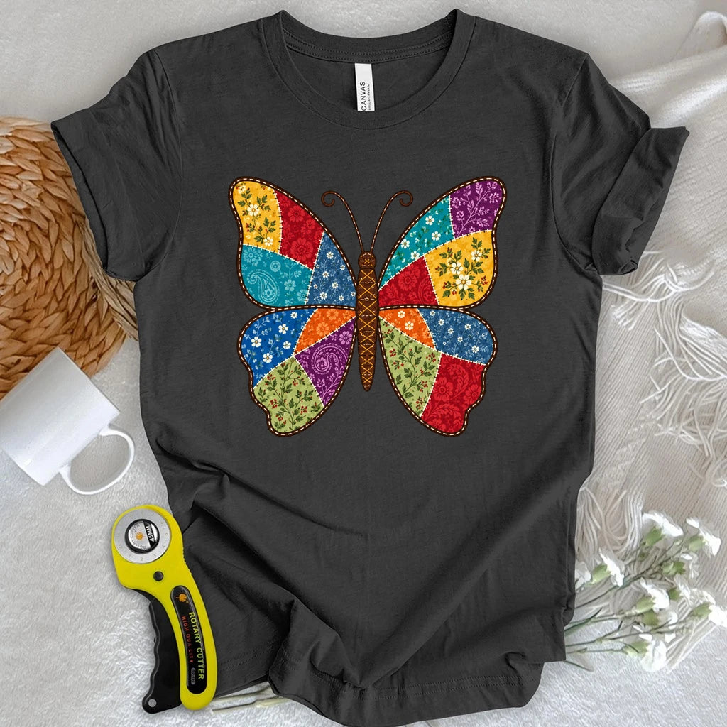 Coat of Many Colors Butterfly T-shirt