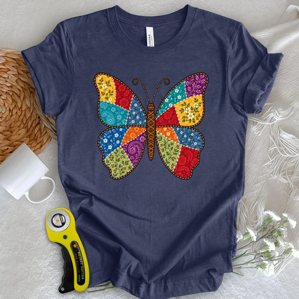 Coat of Many Colors Butterfly T-shirt
