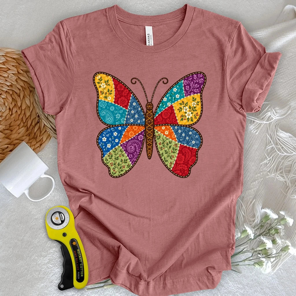 Coat of Many Colors Butterfly T-shirt