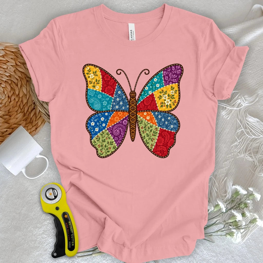 Coat of Many Colors Butterfly T-shirt