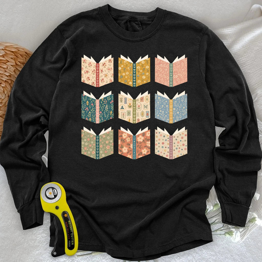 Patchwork Storybooks Long Sleeve T-shirt