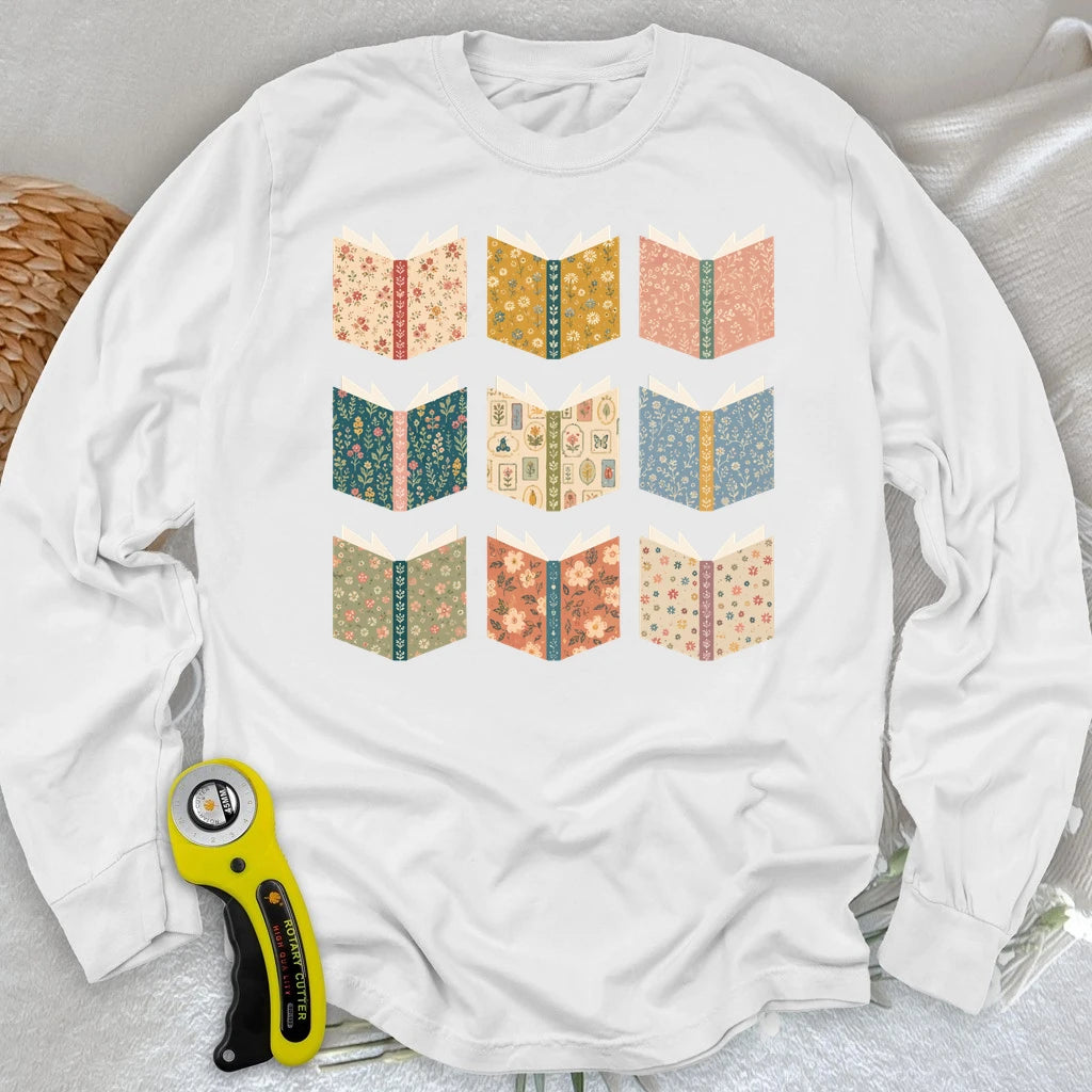 Patchwork Storybooks Long Sleeve T-shirt