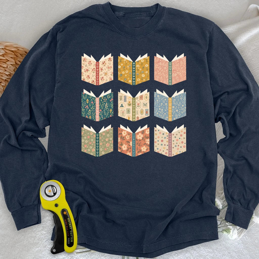 Patchwork Storybooks Long Sleeve T-shirt