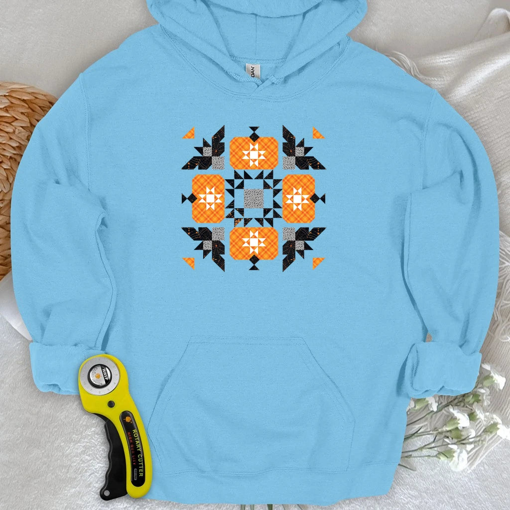 Halloween Patchwork Quilt Hoodie