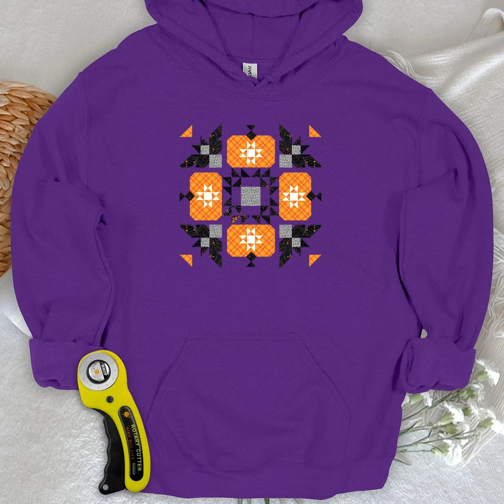 Halloween Patchwork Quilt Hoodie
