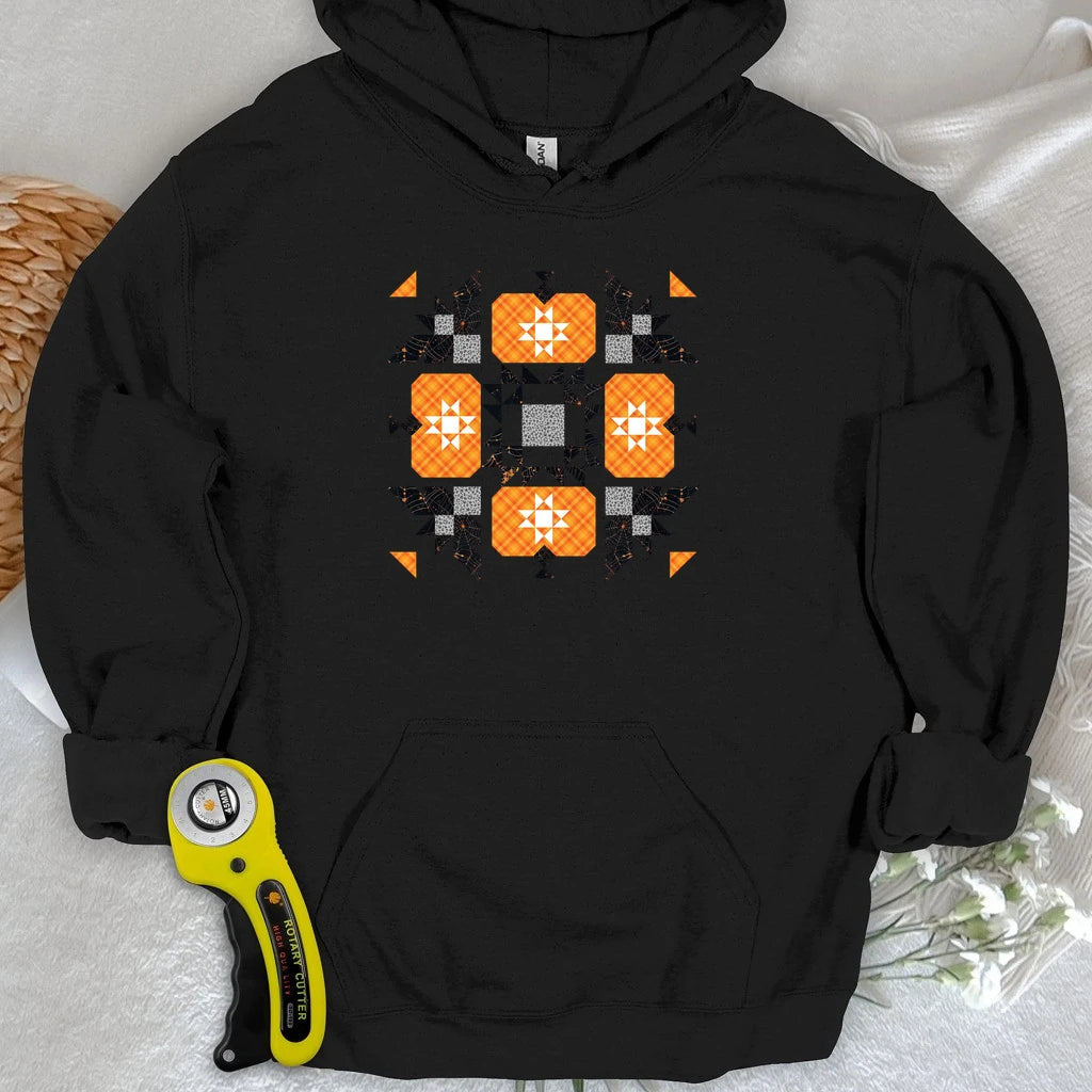Halloween Patchwork Quilt Hoodie