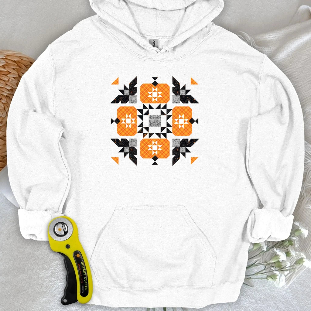 Halloween Patchwork Quilt Hoodie