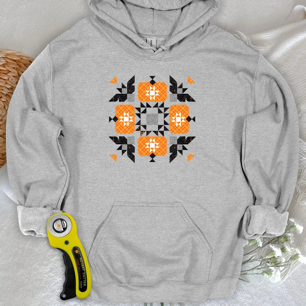 Halloween Patchwork Quilt Hoodie