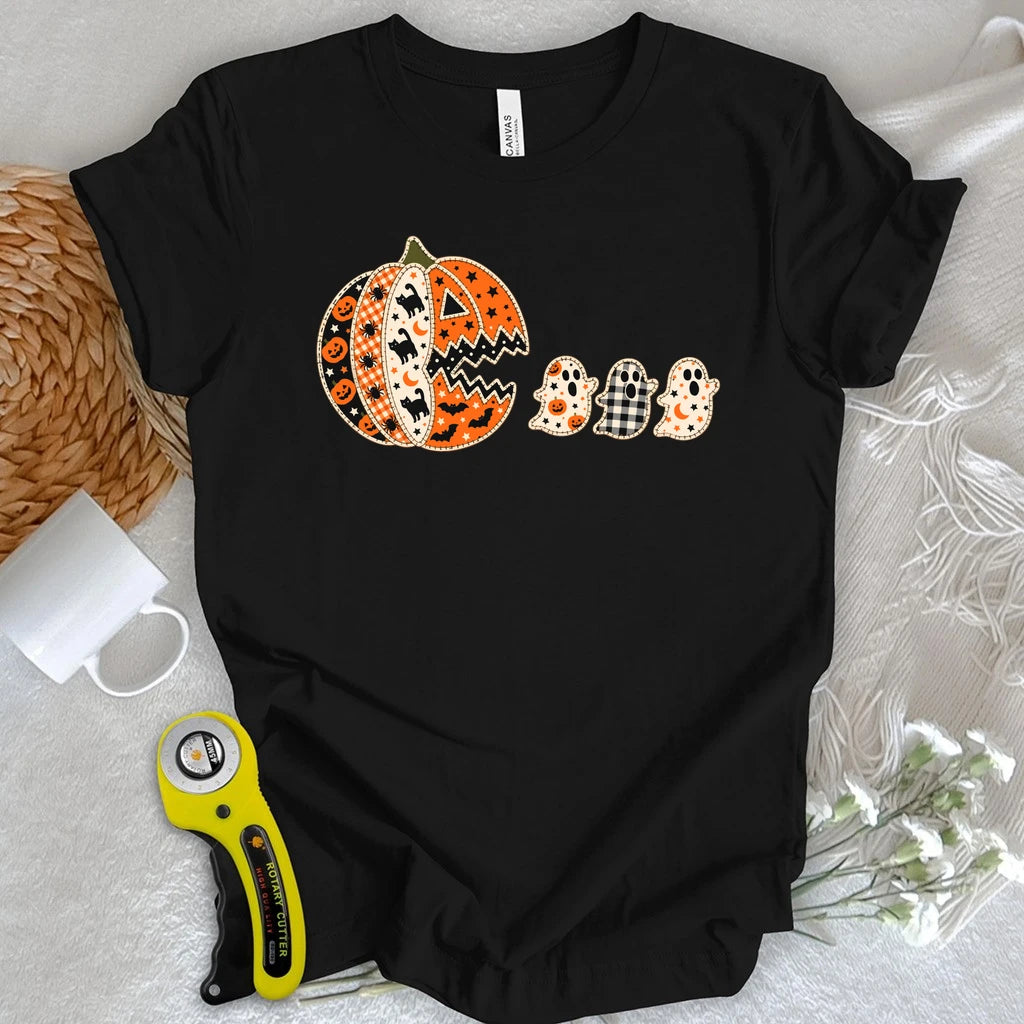 Patchwork Pumpkin Chase T-shirt