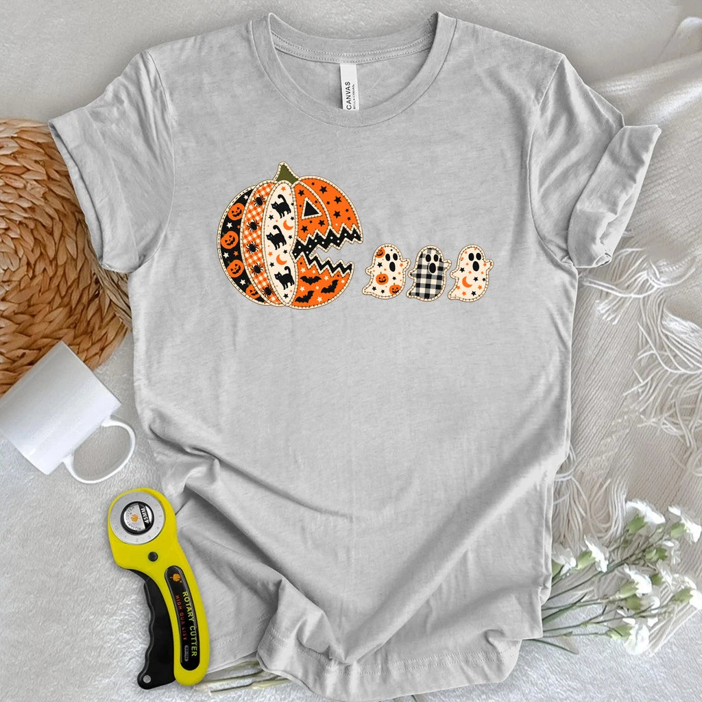 Patchwork Pumpkin Chase T-shirt