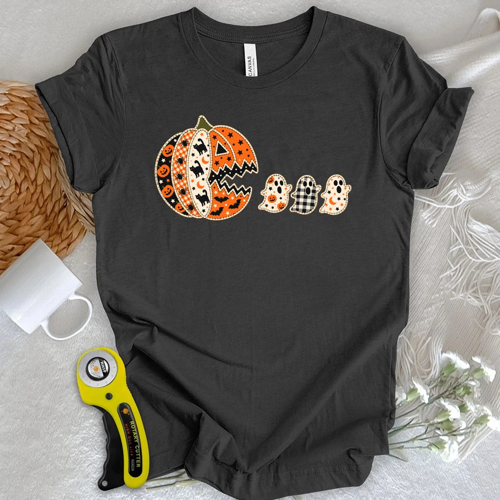 Patchwork Pumpkin Chase T-shirt