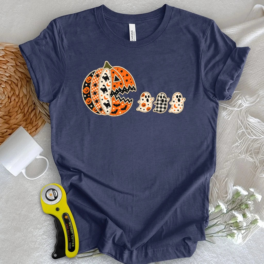 Patchwork Pumpkin Chase T-shirt