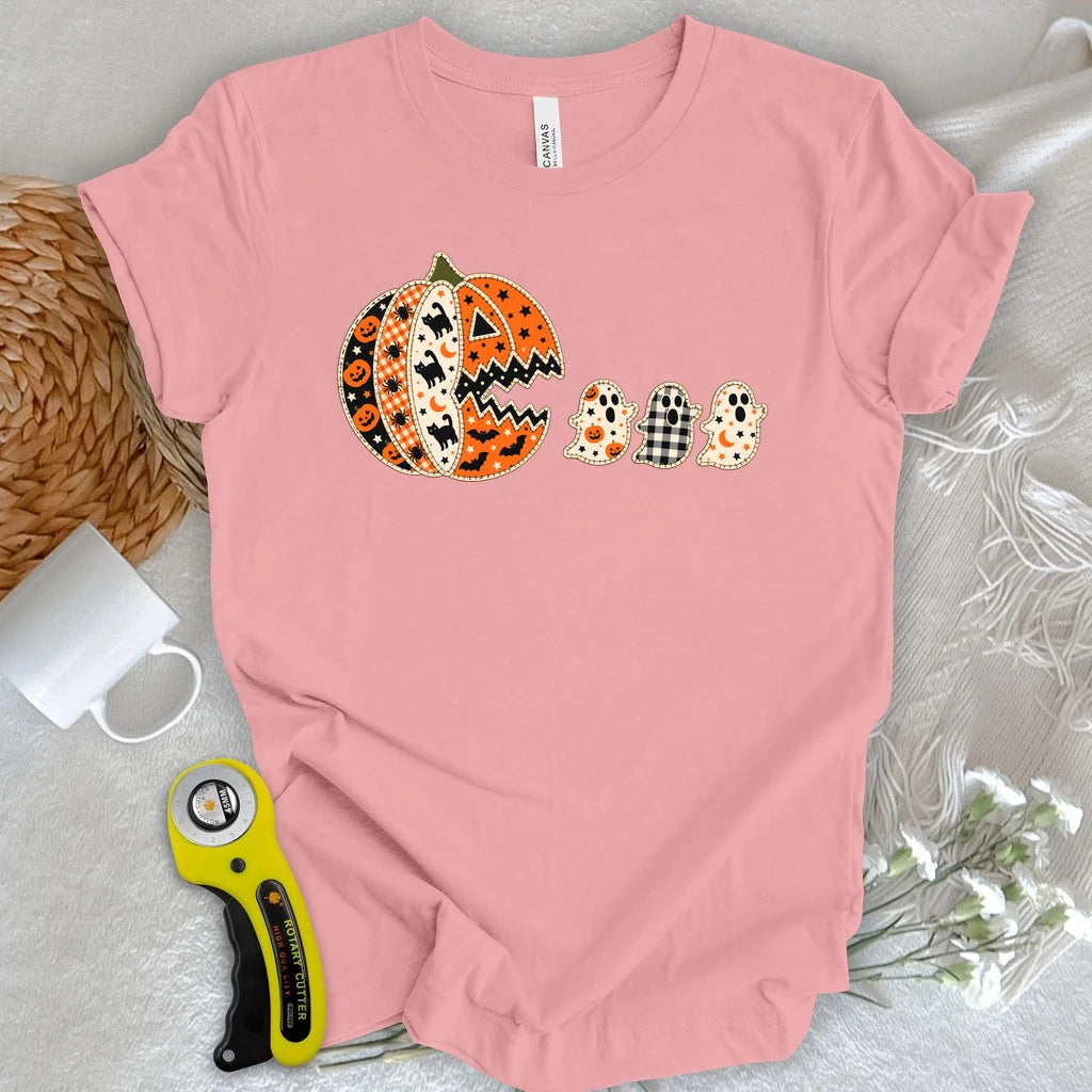 Patchwork Pumpkin Chase T-shirt