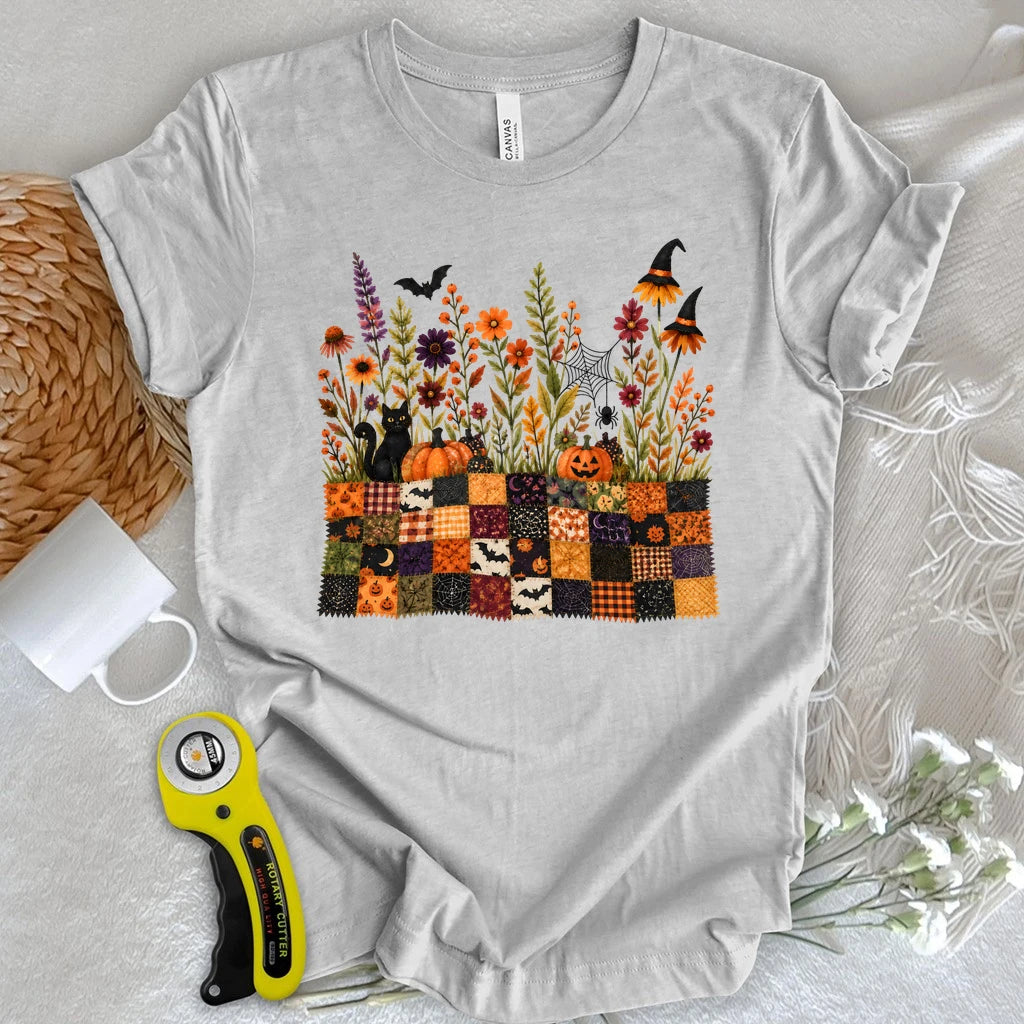 Halloween Patchwork Garden T-shirt