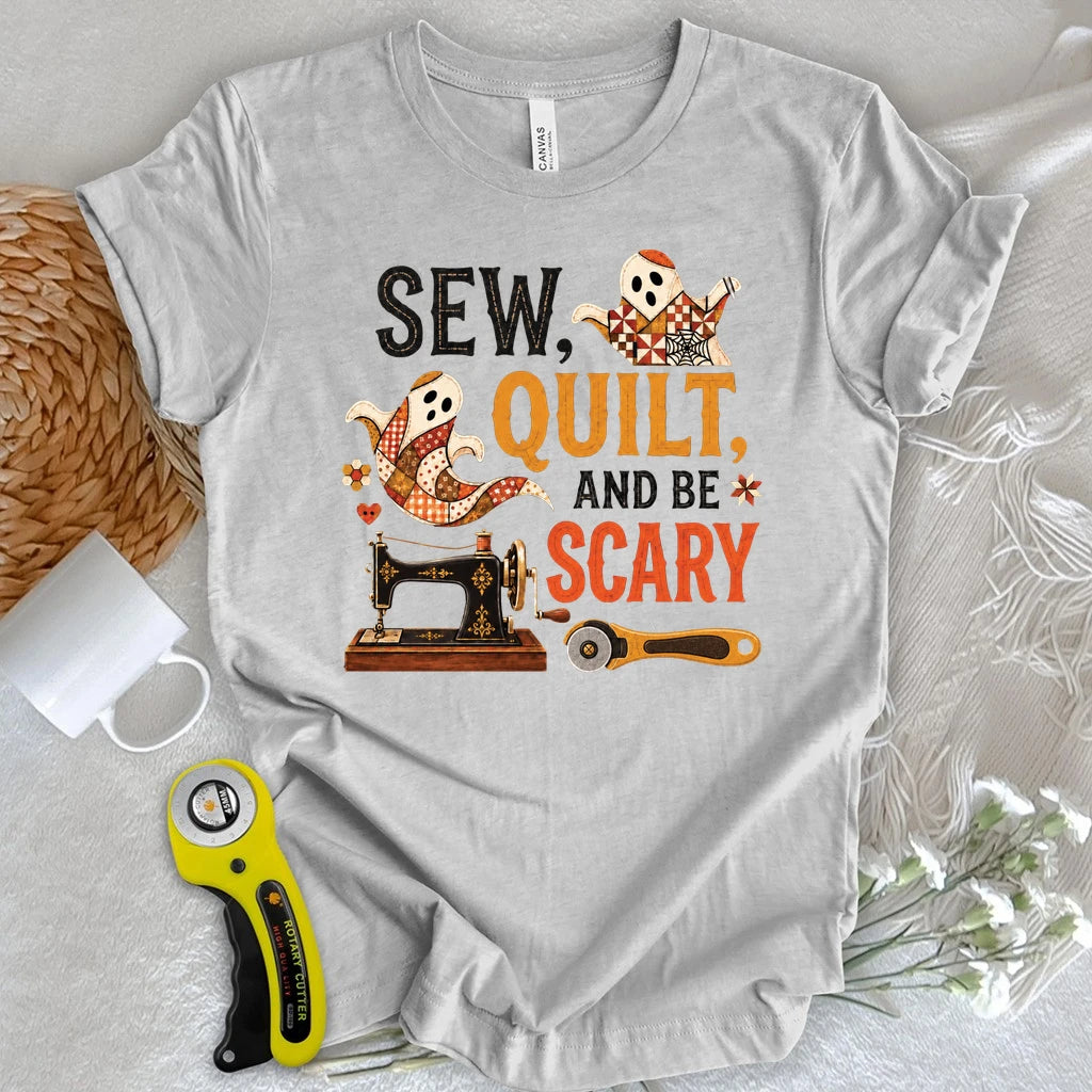 Sew, Quilt, Scary T-shirt