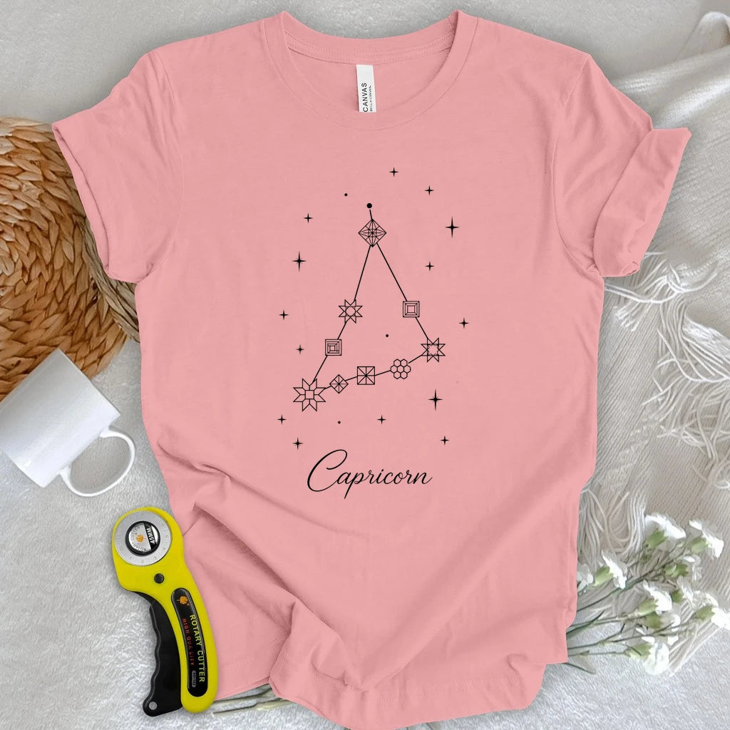 Capricorn Zodiac Constellation T-shirt