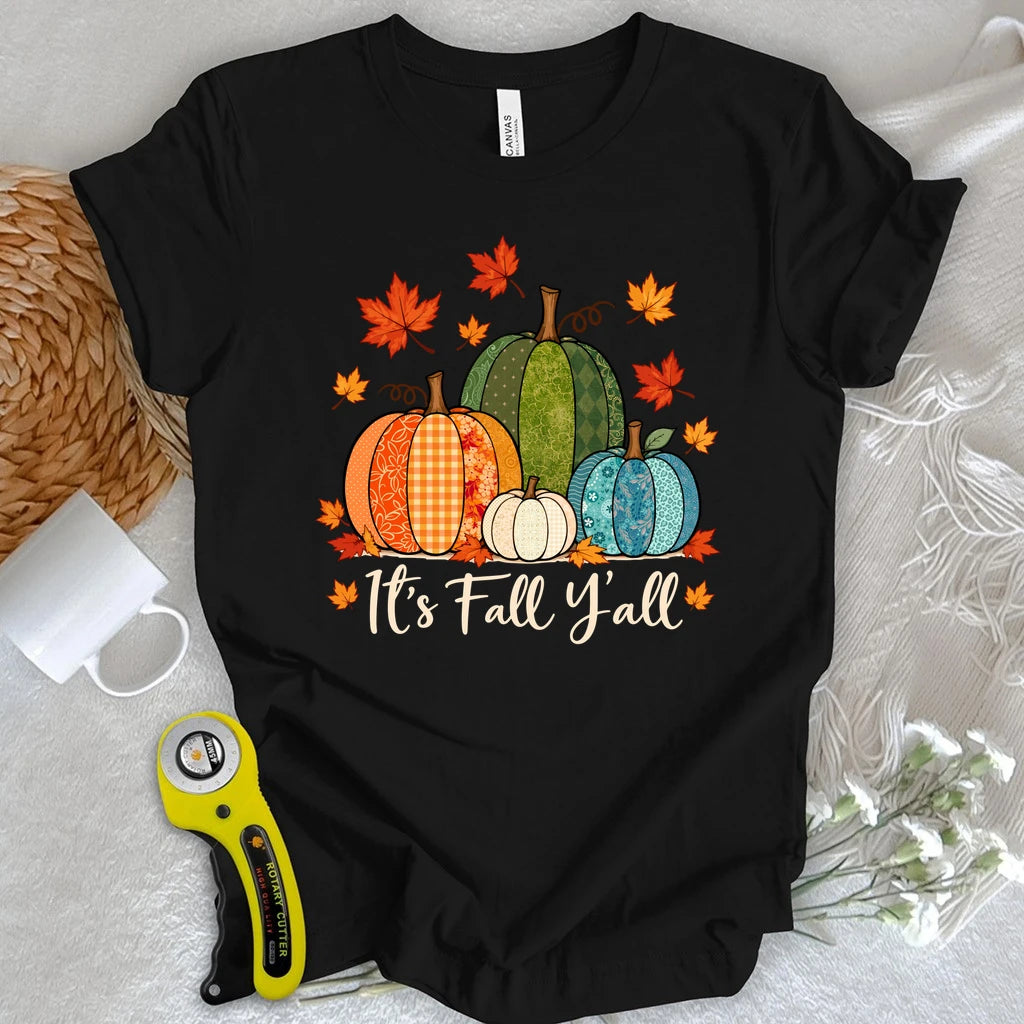 Fall Y’all Quilting Season T-shirt