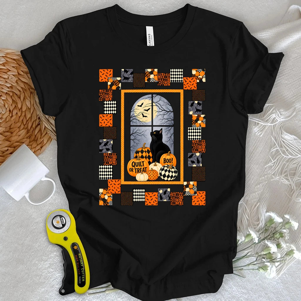 The Black Cat’s Halloween Night T-shirt