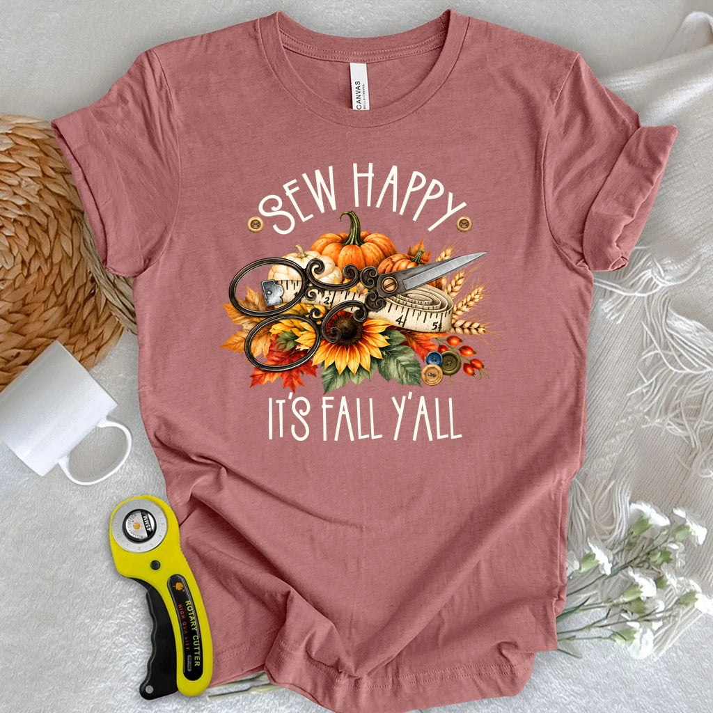 Sew Happy Fall T-shirt