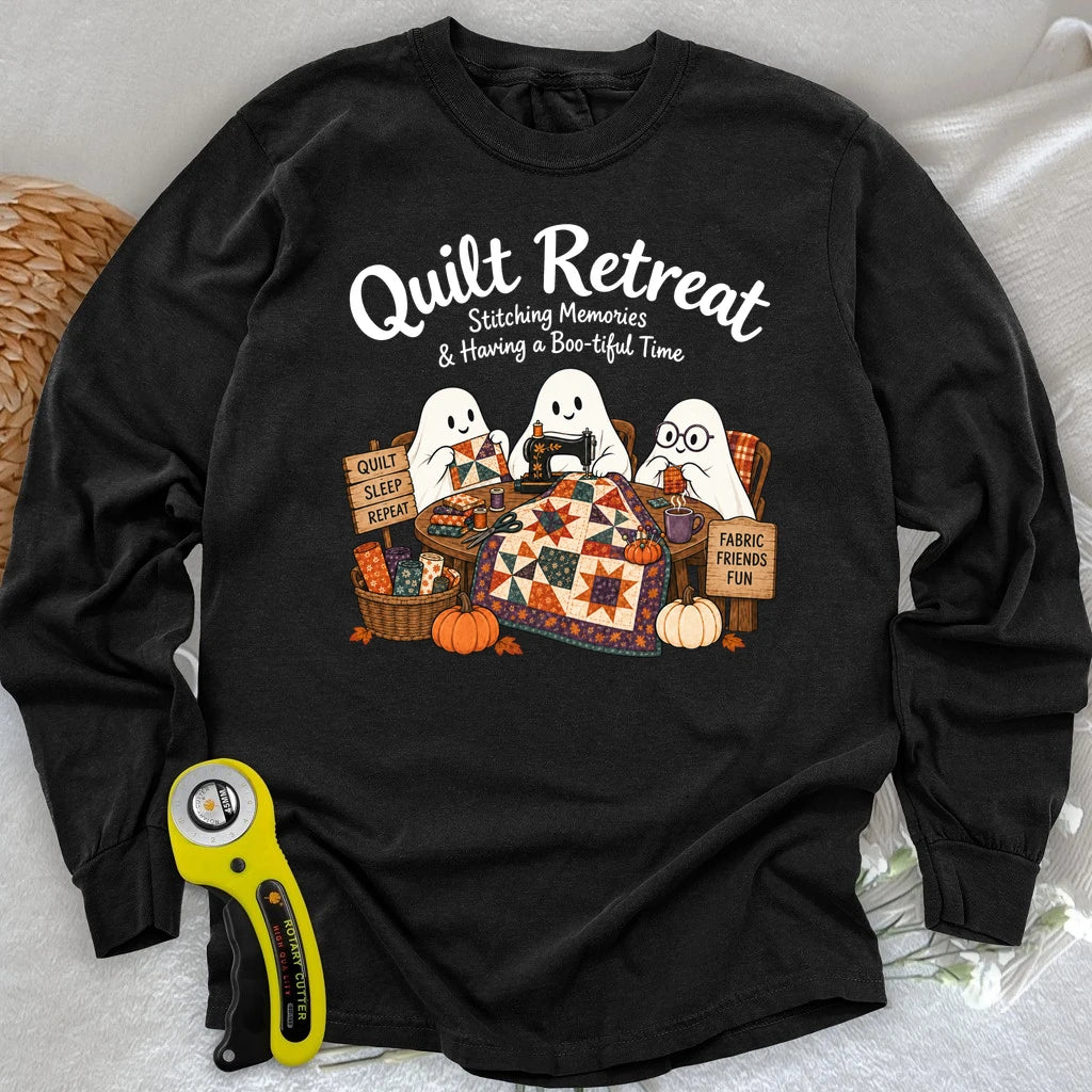 Boo-tiful Quilt Retreat Long Sleeve T-shirt