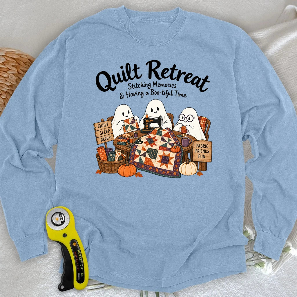 Boo-tiful Quilt Retreat Long Sleeve T-shirt