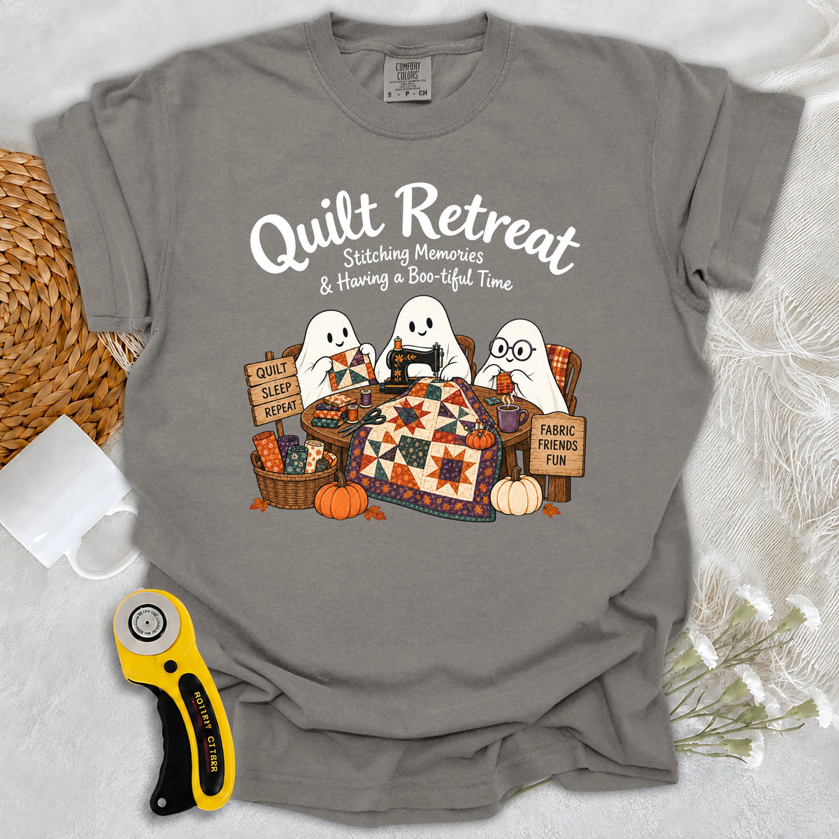 Comfort Colors Boo-tiful Quilt Retreat T-shirt