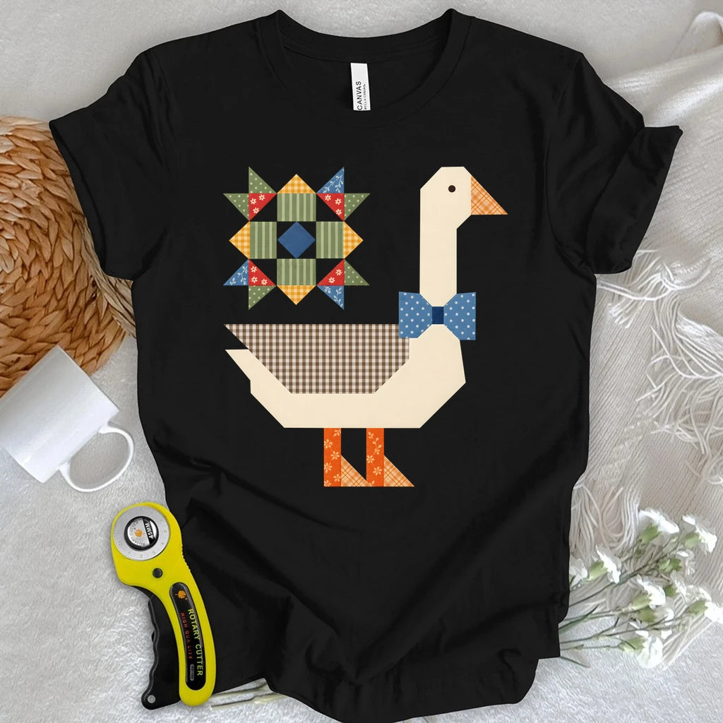 Patchwork Goose T-shirt