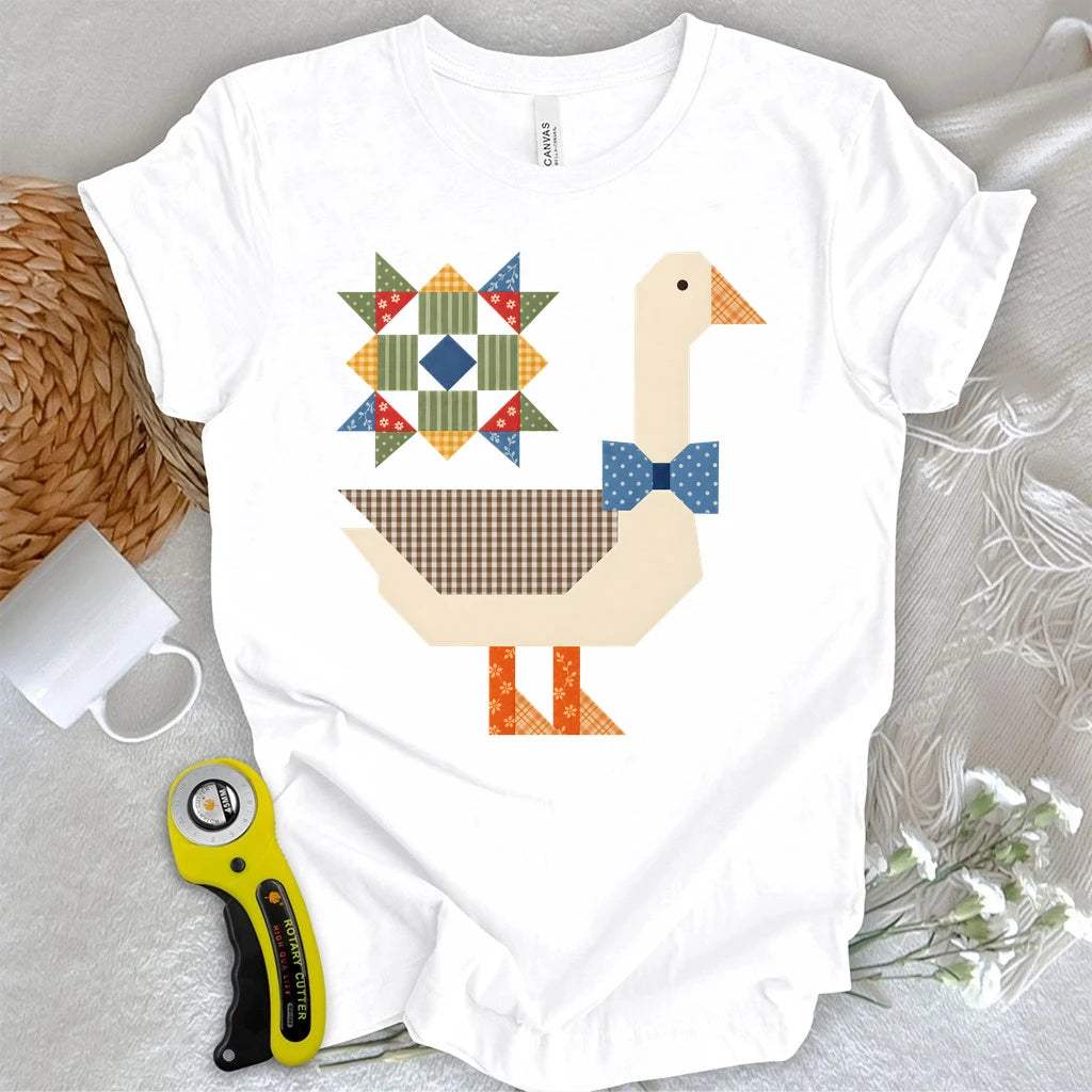 Patchwork Goose T-shirt
