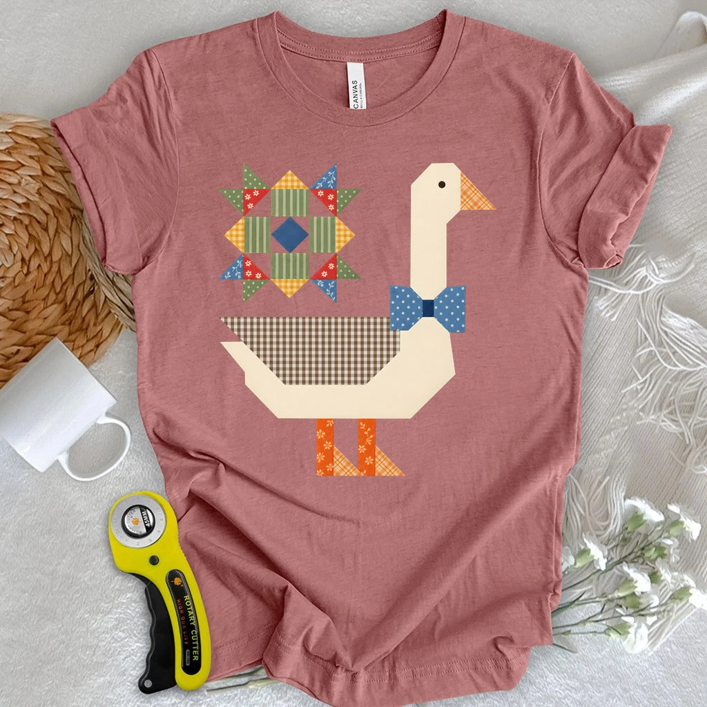 Patchwork Goose T-shirt