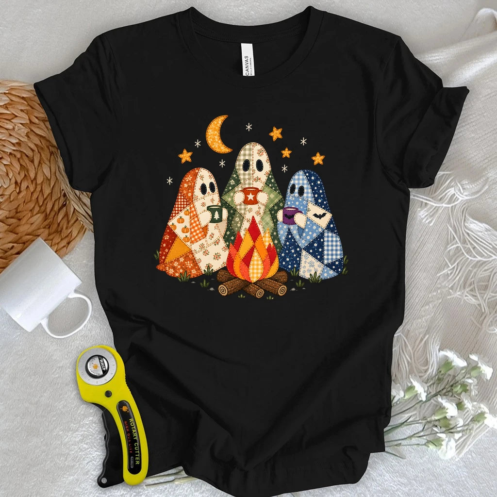 Quilted Ghost Gathering T-shirt