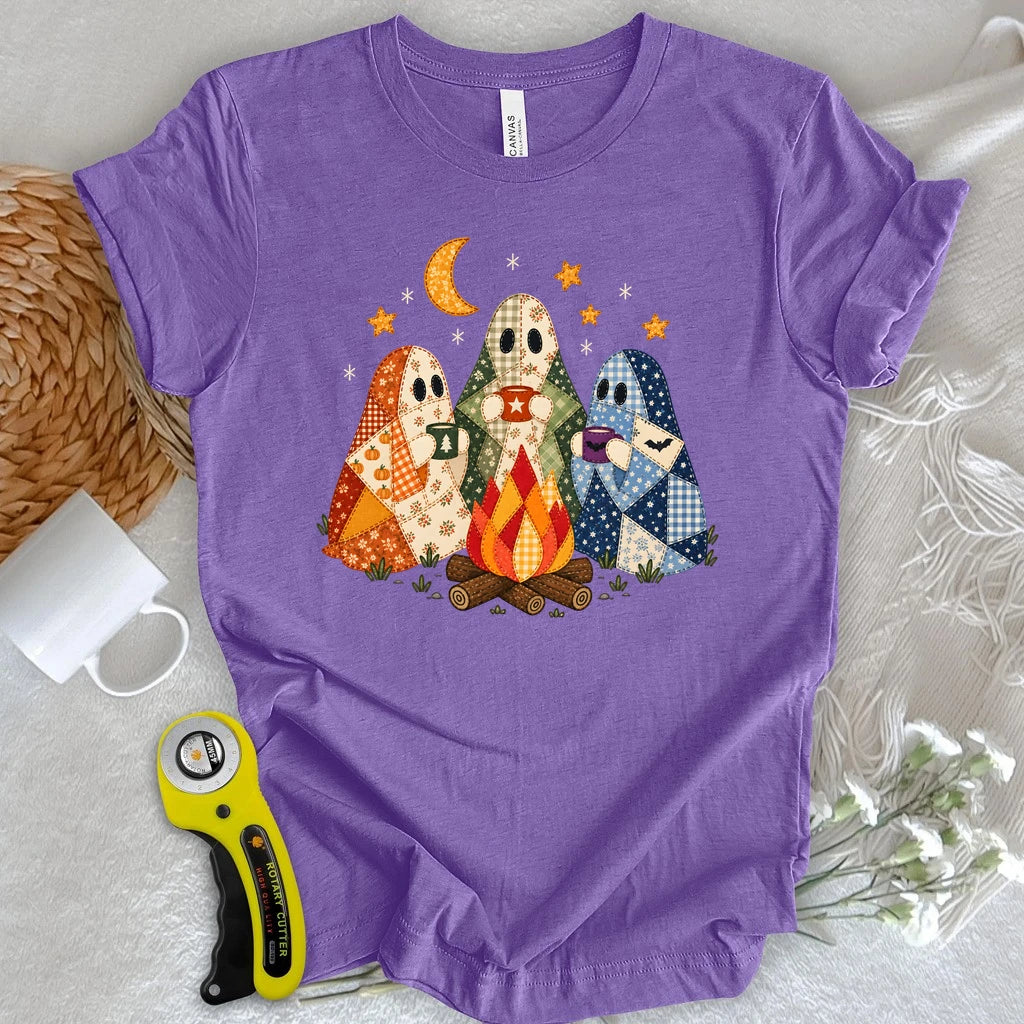 Quilted Ghost Gathering T-shirt