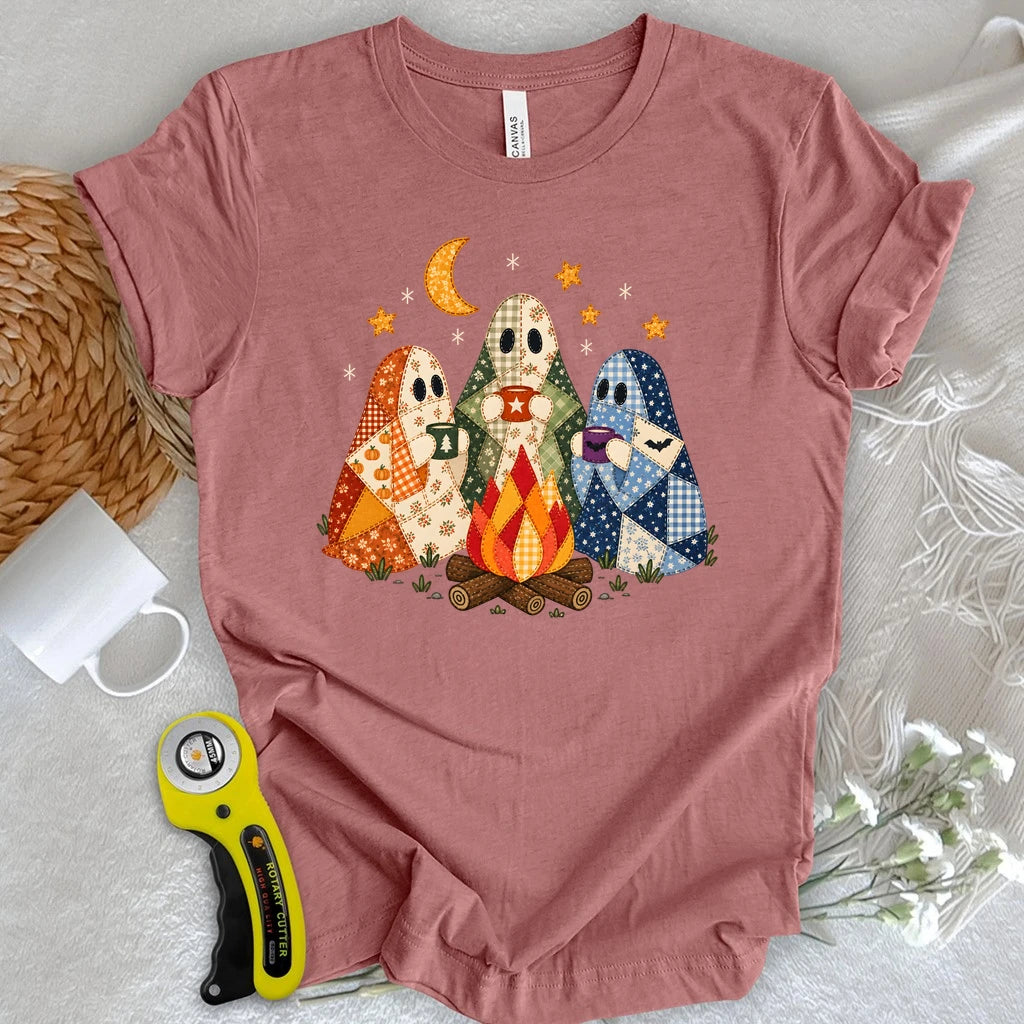 Quilted Ghost Gathering T-shirt