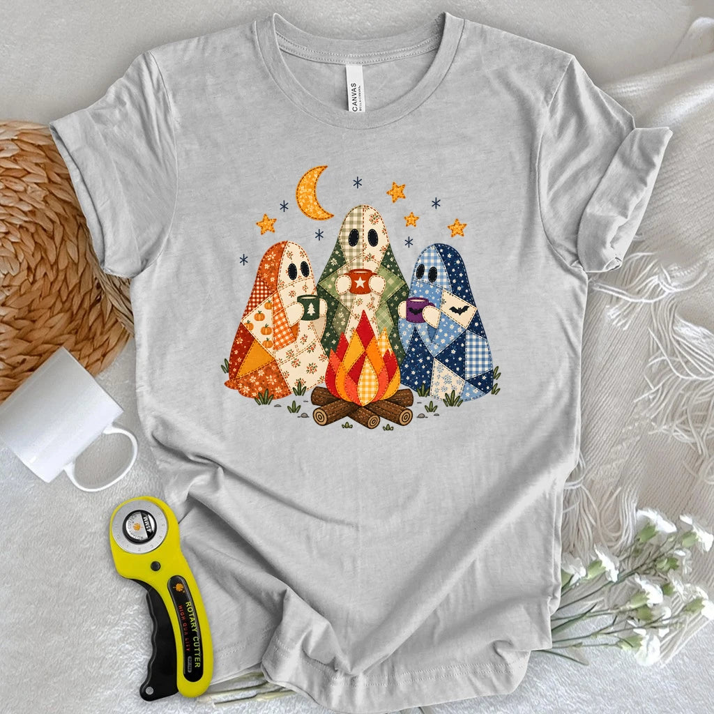 Quilted Ghost Gathering T-shirt
