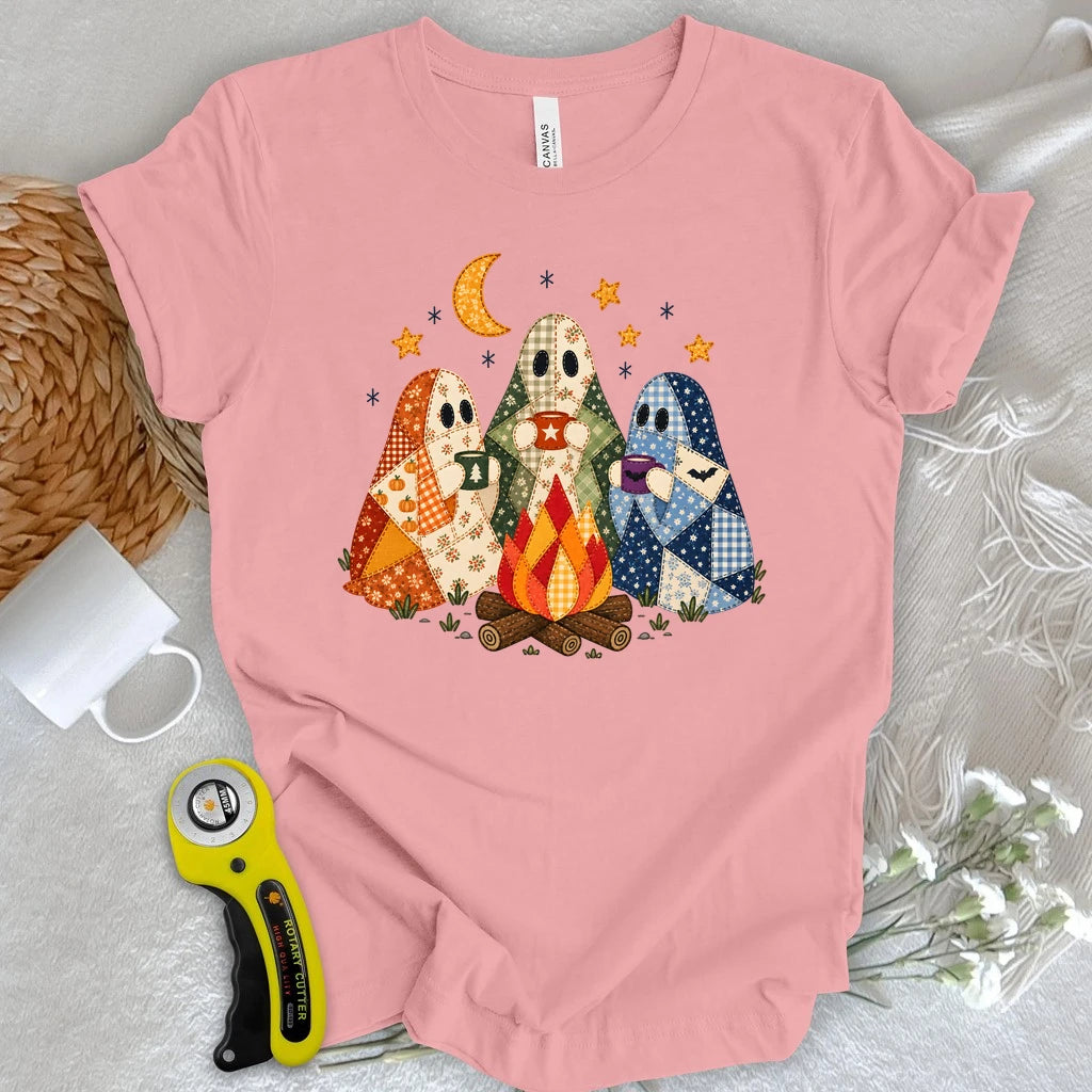 Quilted Ghost Gathering T-shirt