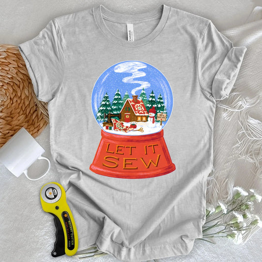 Let It Sew Snow Globe T-shirt