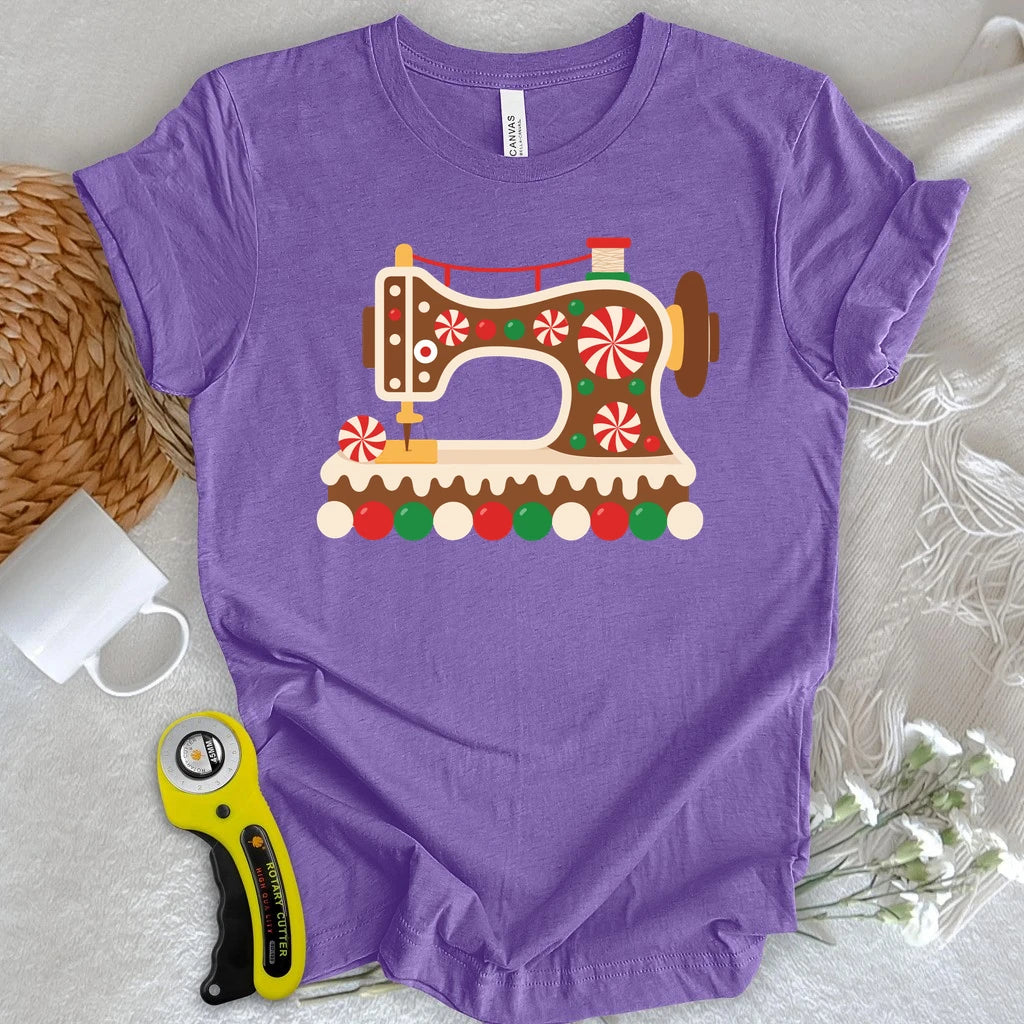 Gingerbread Sewing Machine T-shirt