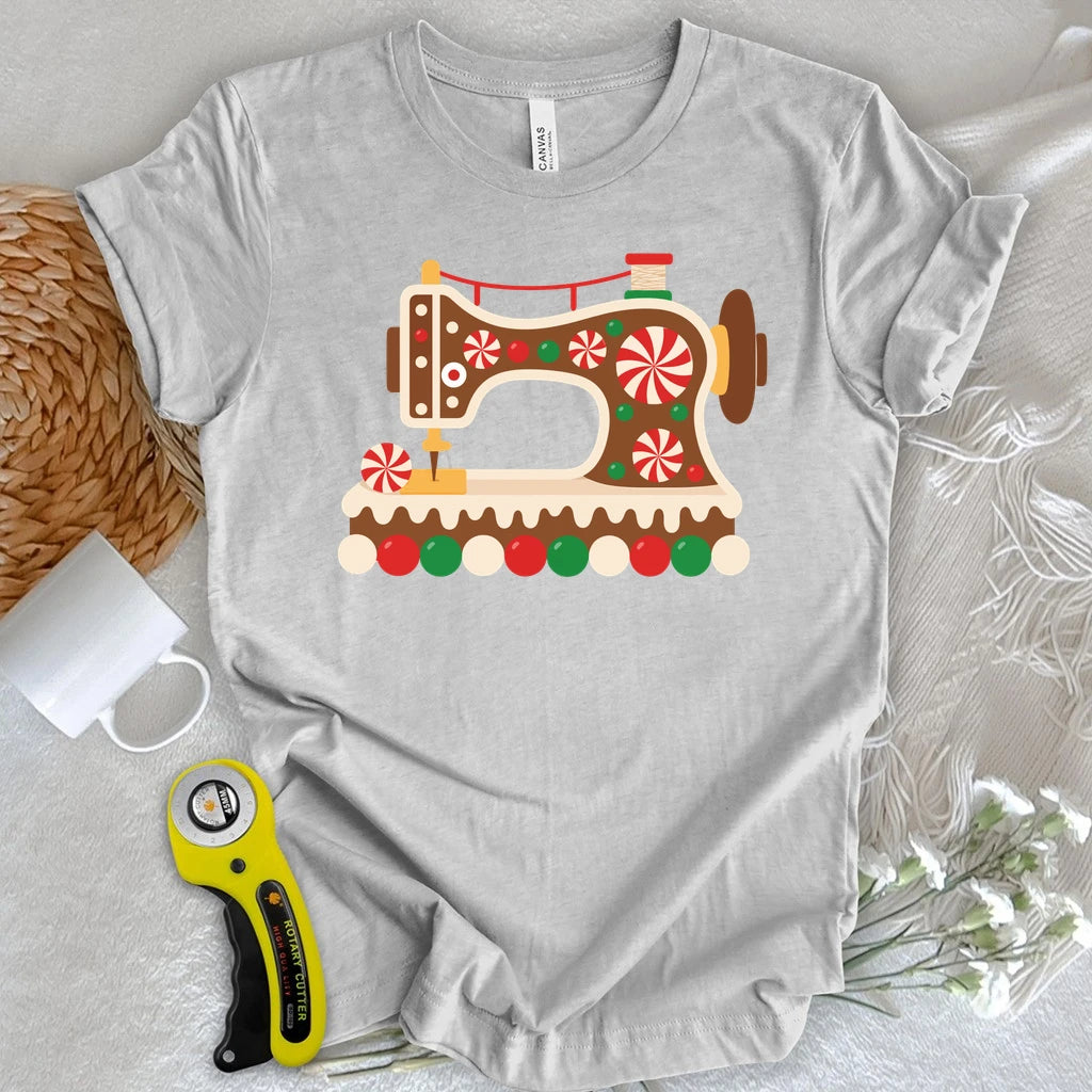 Gingerbread Sewing Machine T-shirt