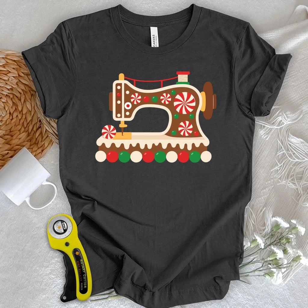 Gingerbread Sewing Machine T-shirt