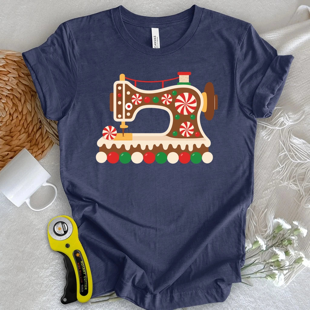 Gingerbread Sewing Machine T-shirt