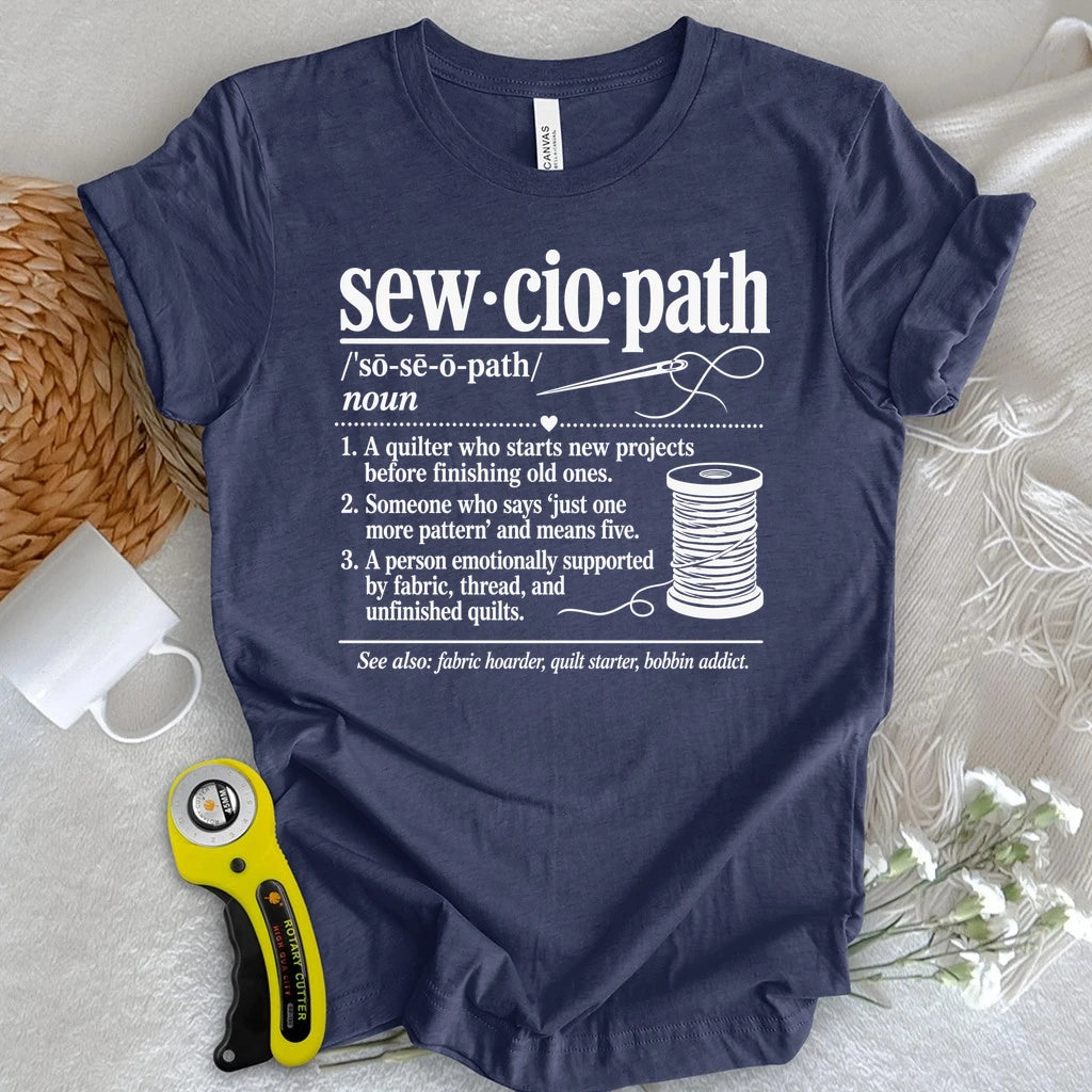 Sewciopath Vocabulary T-shirt