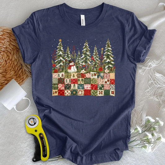 Christmas Patchwork Garden T-shirt