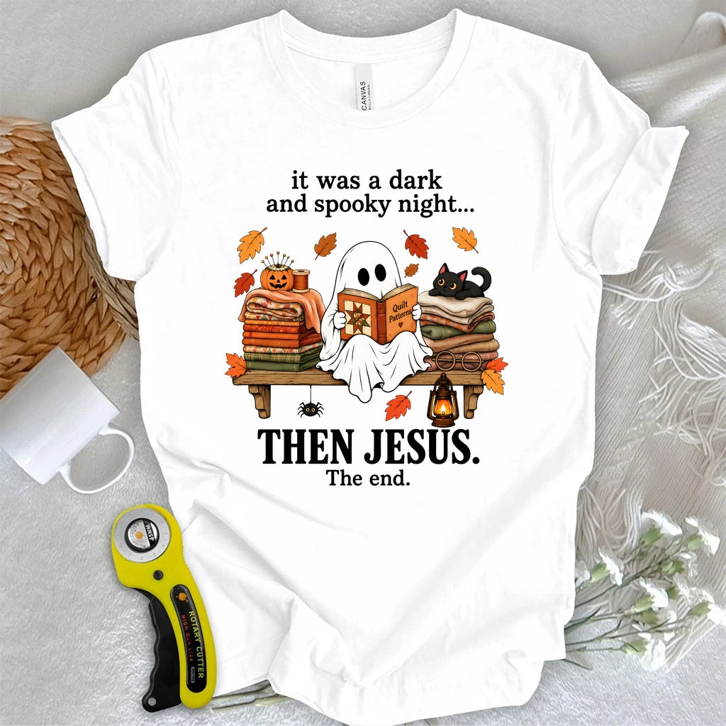 A Dark & Quilty Night T-shirt