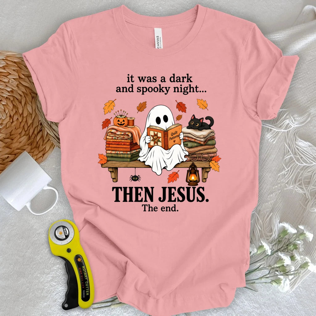 A Dark & Quilty Night T-shirt