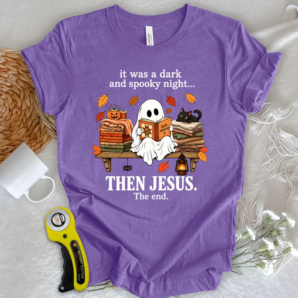 A Dark & Quilty Night T-shirt