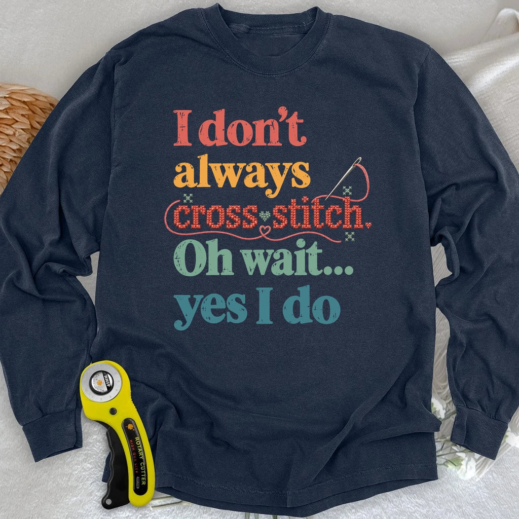 The Cross Stitch Life Long Sleeve T-shirt
