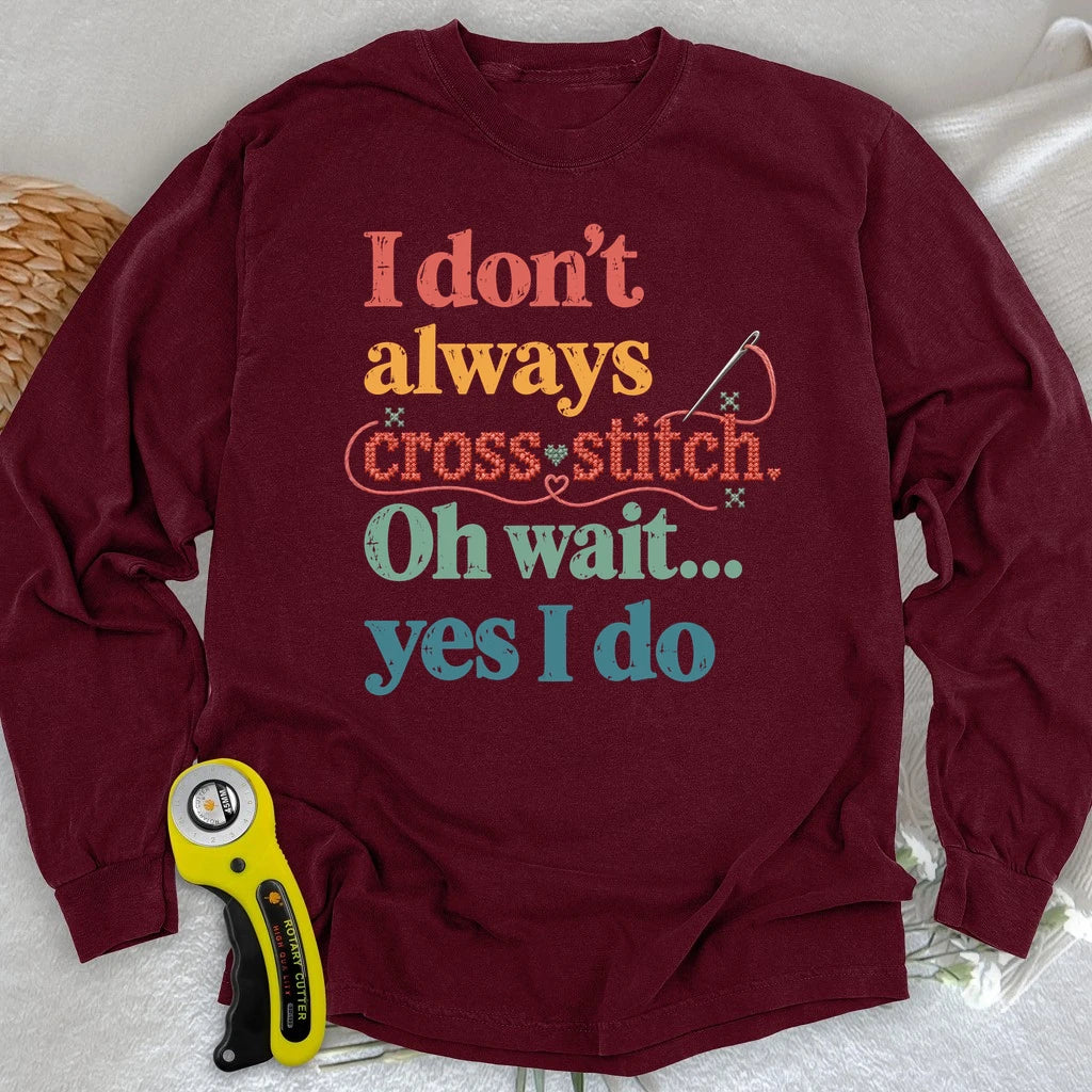 The Cross Stitch Life Long Sleeve T-shirt